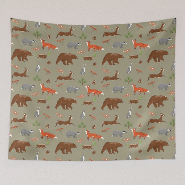 Item preview, Forest animals designed and sold by Jelena Slijepcevic.