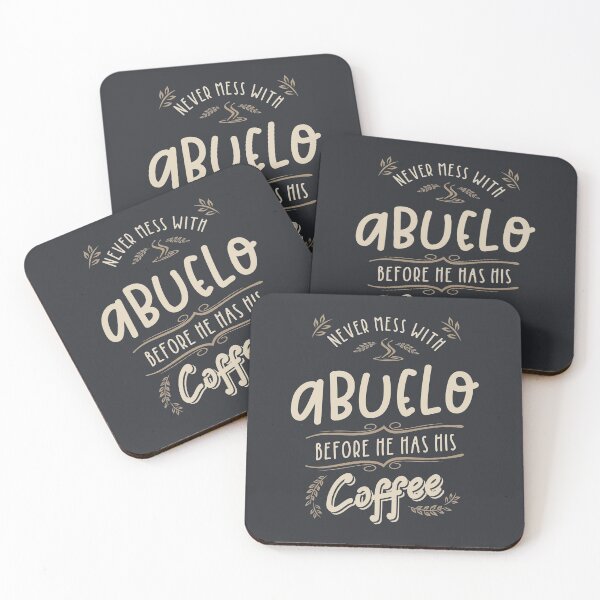 Item preview, Never mess with Abuelo before coffee Grandpa Gift designed and sold by cidolopez.