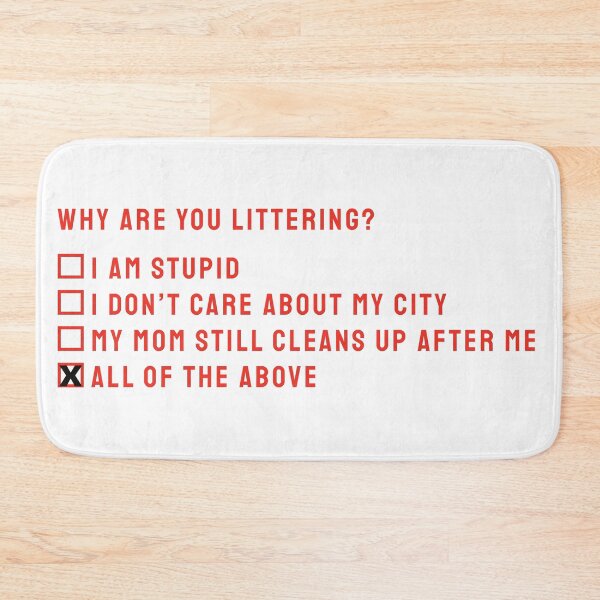 Item preview, Littering  designed and sold by PiscesVibes.