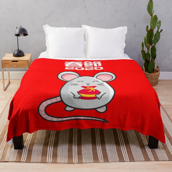 Item preview, Chinese new year 2020 Cute Rat with Bag of Gold Coins Funny TShirt designed and sold by lxmag.