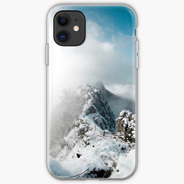 La tête dans les nuages Coque souple iPhone
