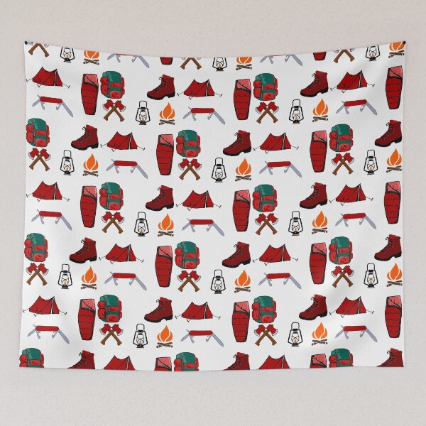 Item preview, The Great Outdoors - Red Camping Kit designed and sold by Sweetie Spicy.