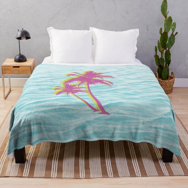 Item preview, Neon Palms on the Ocean Vibes designed and sold by PiscesVibes.