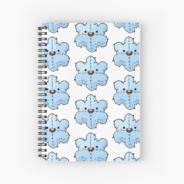 Snowflake Plushie Spiral Notebook