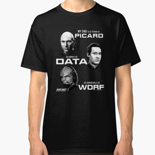 Star Trek Next Generation Character Head Shot Portraits Classic T-Shirt