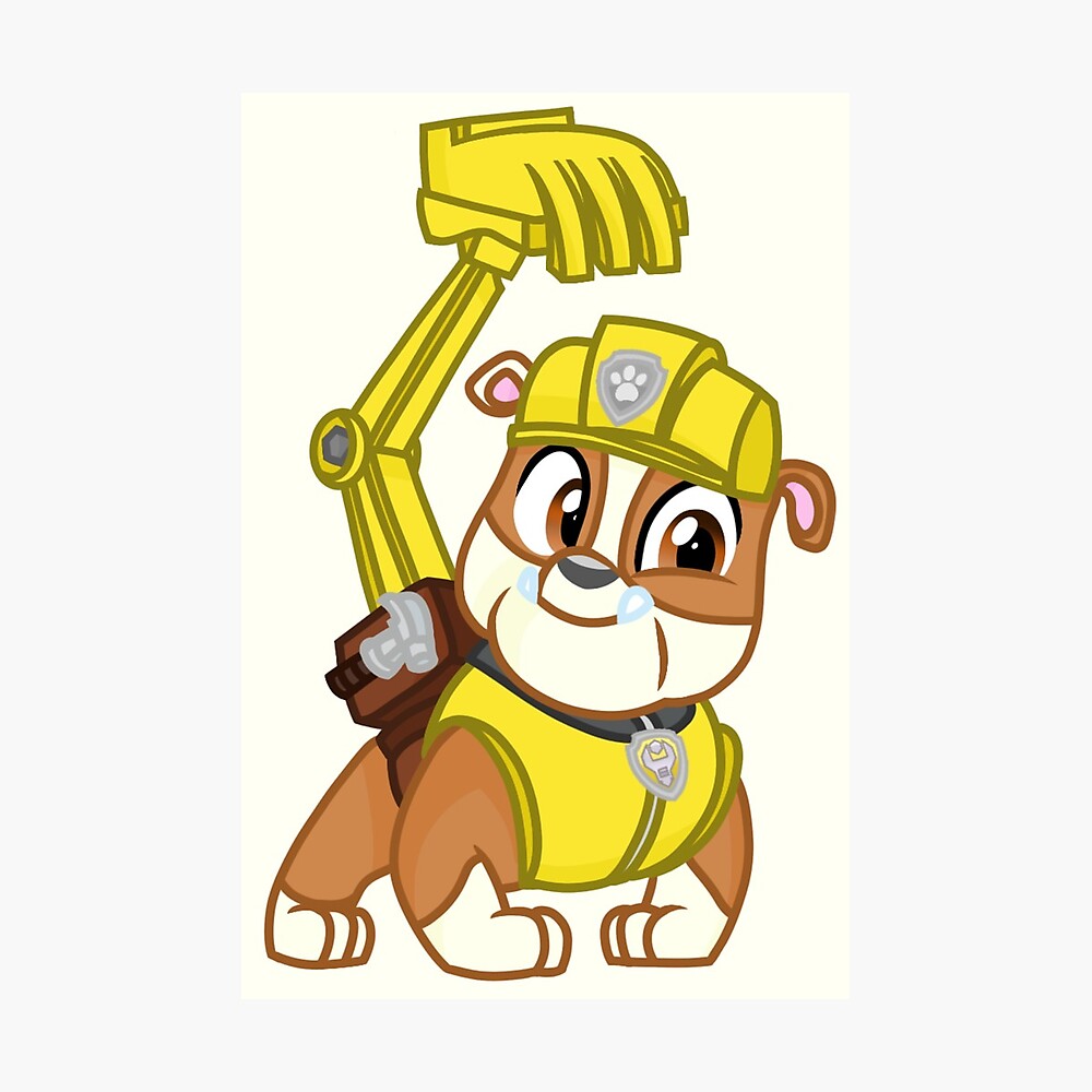 PAW Patrol Rubble Postcard for Sale by iLoveOstriches