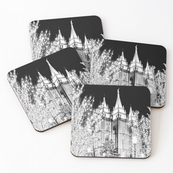 Item preview, Salt Lake Temple Between the Trees b&w designed and sold by Ken Fortie.