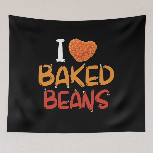 Item preview, I Love Baked Beans - National Bean Day - Heart Lovers Gift designed and sold by Dressed For  Duty.