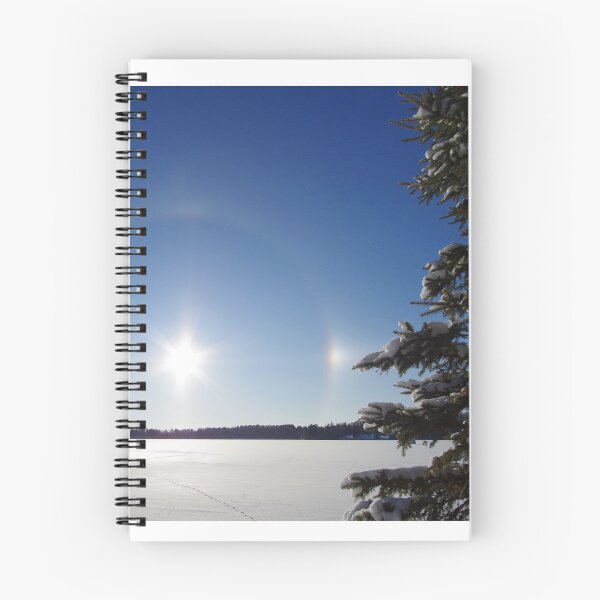 Item preview, Christmas 2017 Sun Dog Over a Frozen Minnesota Lake designed and sold by Debbie Center.