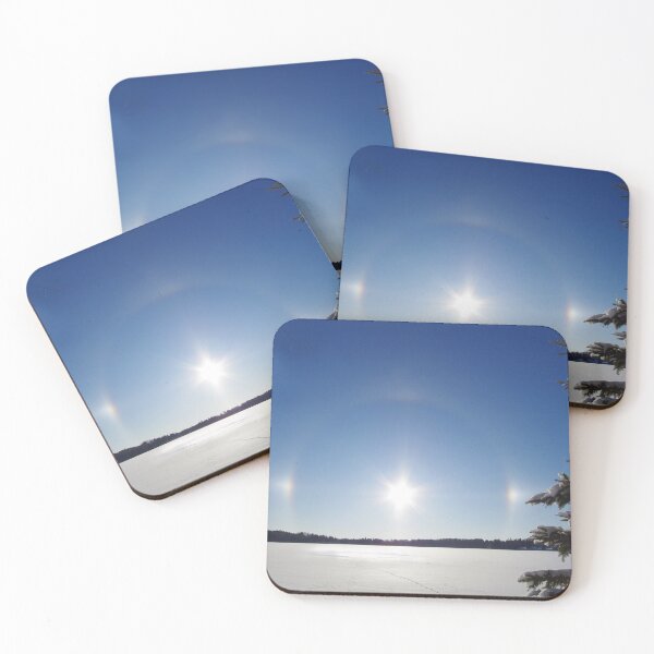 Item preview, Christmas 2017 Sun Dog Over a Frozen Minnesota Lake designed and sold by Debbie Center.