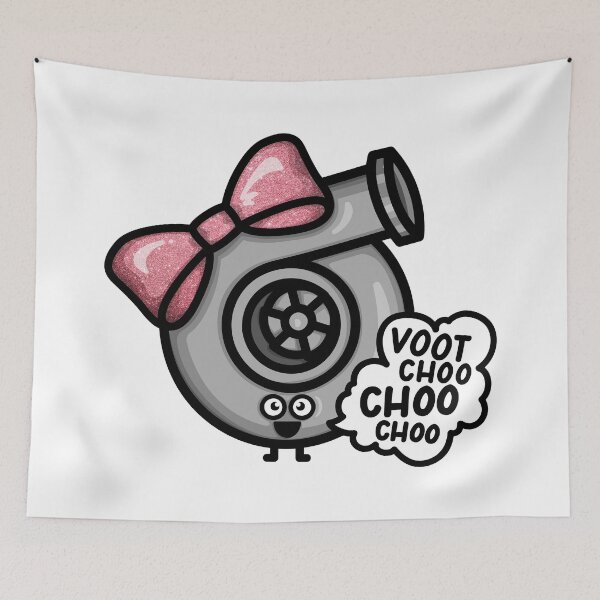 Item preview, What Does The Cutest Turbo say - Glitter Pink Bow designed and sold by TswizzleEG.