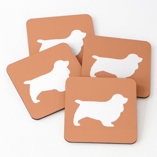 Item preview, Sussex Spaniel Silhouette(s) designed and sold by Jenn Inashvili.