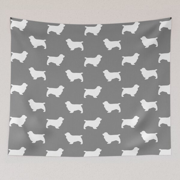 Item preview, Sussex Spaniel Silhouette(s) designed and sold by Jenn Inashvili.