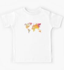 World Map Kids Tee