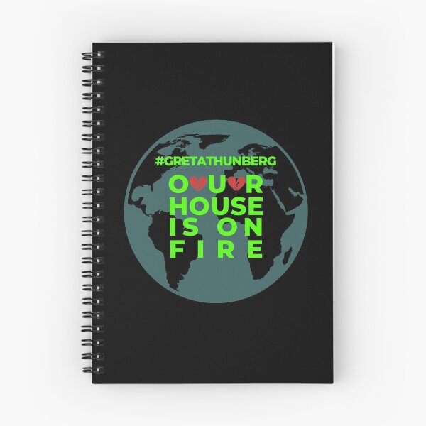 Artikelvorschau, Haus auf Feuer-Planeten-Erde helfen Klima-Schlag-Naturzukünftige natürliche Umwelt Nette lustige Geschenkidee entworfen und verkauft von EpsilonEridani.