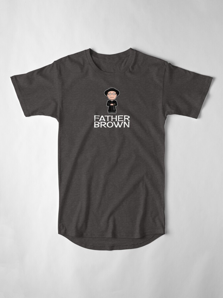 brown long t shirt