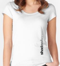 Shadowbanned (Vertical) Fitted Scoop T-Shirt
