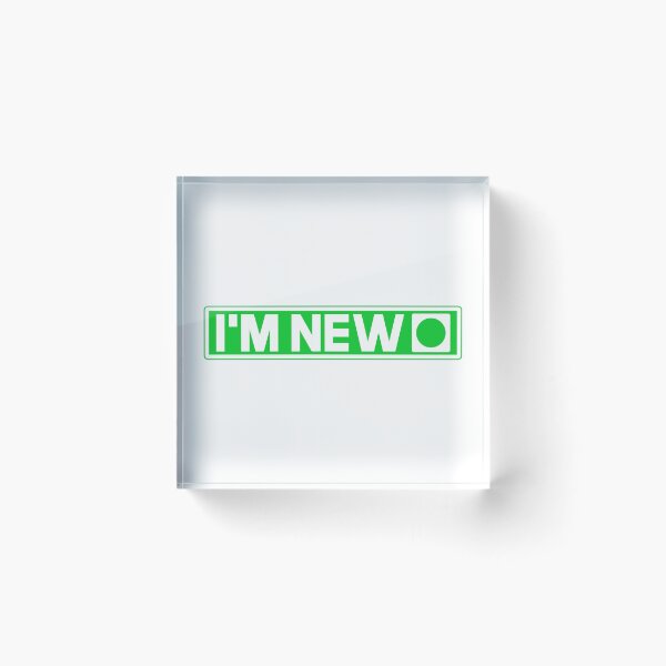 Item preview, I’m New Ski Sign designed and sold by ChasingGnarnia.