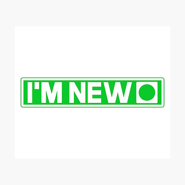 Item preview, I’m New Ski Sign designed and sold by ChasingGnarnia.