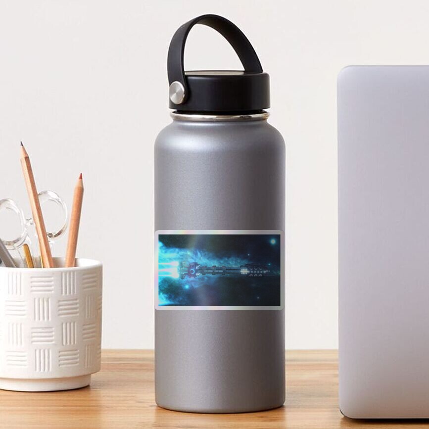 Aperçu de l'œuvre Sticker holographique créée et vendue par SmartGalaxy.