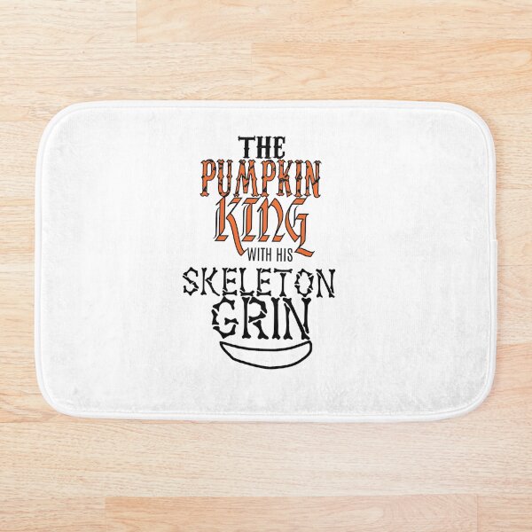 Nightmare Before Christmas-Inspired "Skeleton Grin" Bath Mat