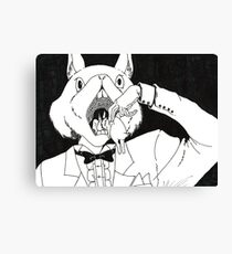 Bunny Cannibalism Canvas Print