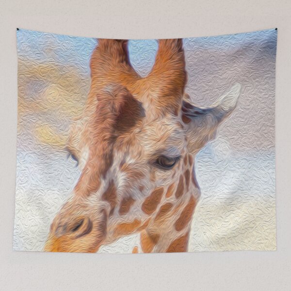 Item preview, Baby Giraffe Portrait designed and sold by srgreen.