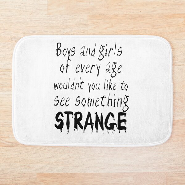 Nightmare Before Christmas-Inspired "Something Strange" Bath Mat