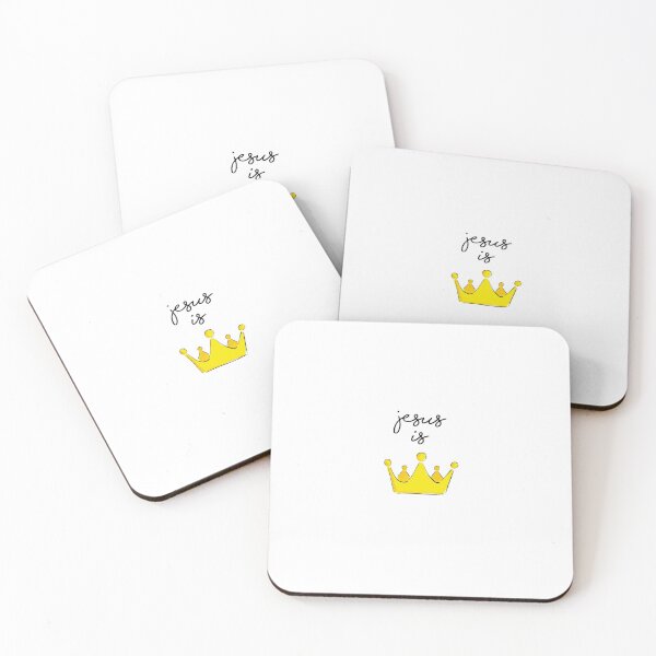 Item preview, jesus is king sticker  designed and sold by gabi-young02.
