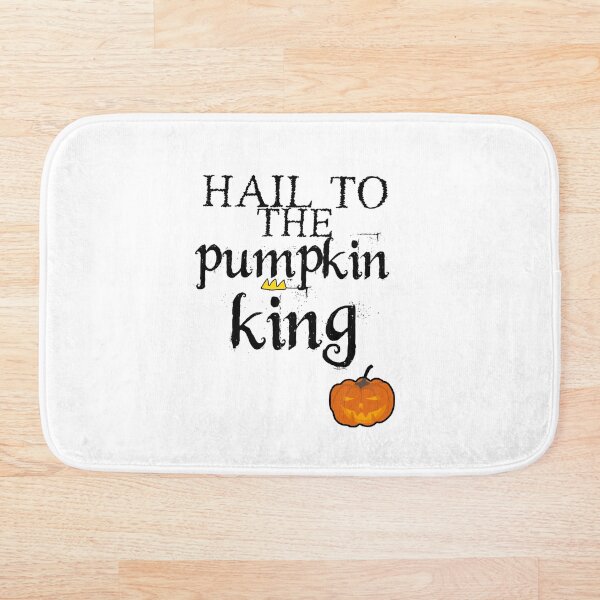 Nightmare Before Christmas-Inspired "Hail to the Pumpkin King" Bath Mat