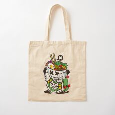 Ramen Skater Cotton Tote Bag