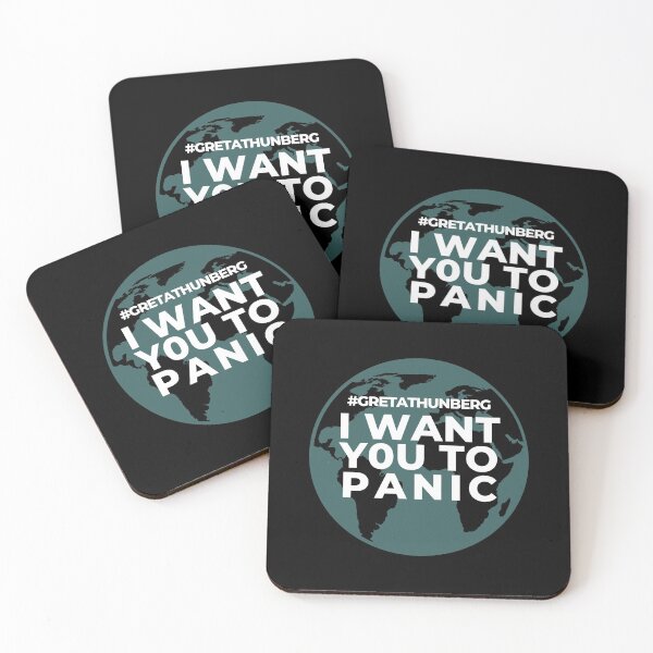 Item preview, Panic Greta Planet Earth Help Climate Strike Nature Future Natural Enviroement Cute Funny Gift Idea designed and sold by EpsilonEridani.