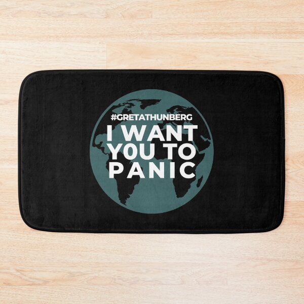 Item preview, Panic Greta Planet Earth Help Climate Strike Nature Future Natural Enviroement Cute Funny Gift Idea designed and sold by EpsilonEridani.