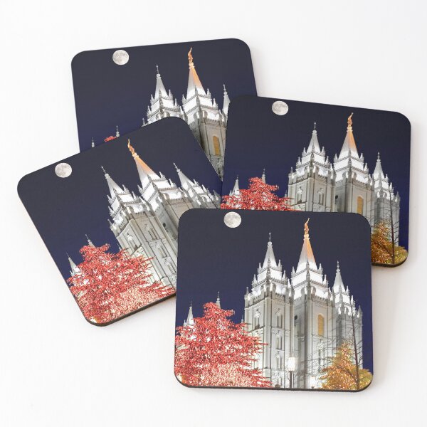 Item preview, Salt Lake Temple Moon Over Red Tree designed and sold by Ken Fortie.