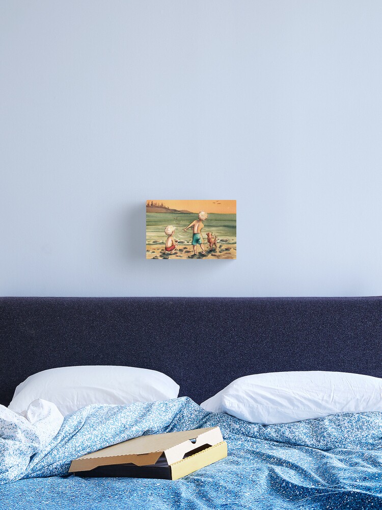 Thumbnail 2 of 3, Canvas Print, Skipping Stones designed and sold by Artsez.