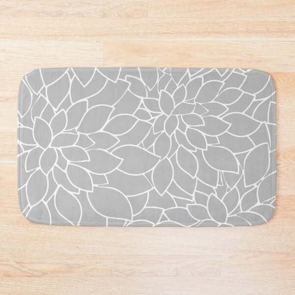 Item preview, Silver Gray Large Dahlia Flower Petals II designed and sold by rewstudio.