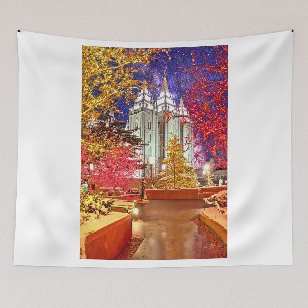 Item preview, Salt Lake Temple Sidewalk Reflection Milky Way designed and sold by Ken Fortie.