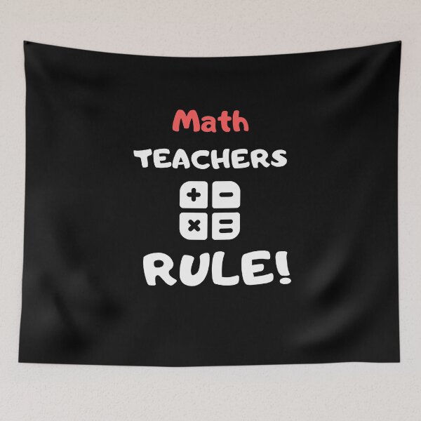 Item preview, Math Teachers Rule! designed and sold by playerpup.