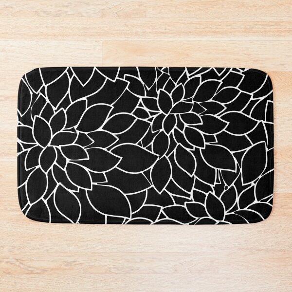 Item preview, Black Large Dahlia Flower Petals designed and sold by rewstudio.