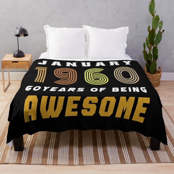 Item preview, January 1960 birthday,60th birthday gift idea designed and sold by osamamohamad.