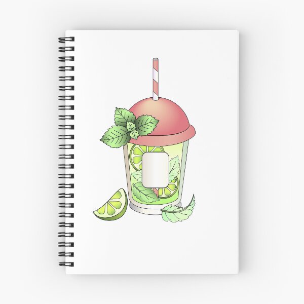 Item preview, Mojito in a glass with a lid and a drinking pipe. designed and sold by DisaAnna.
