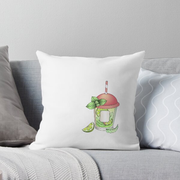 Item preview, Mojito in a glass with a lid and a drinking pipe. designed and sold by DisaAnna.