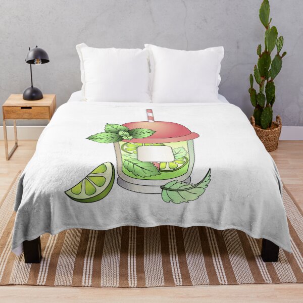 Item preview, Mojito in a glass with a lid and a drinking pipe. designed and sold by DisaAnna.