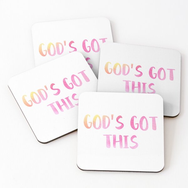 Item preview, God's Got This, Watercolor Christian Design Pink designed and sold by Isabelle-Anne.