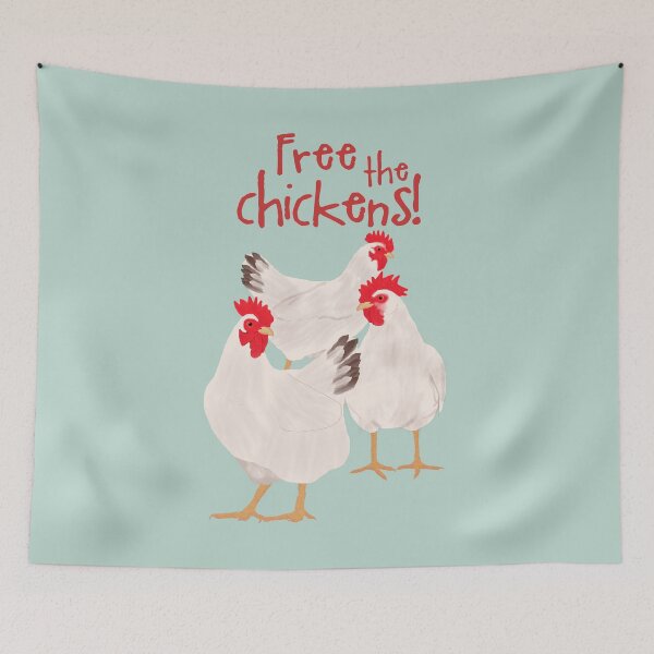 Item preview, Free the Chickens designed and sold by Amy Hadden.