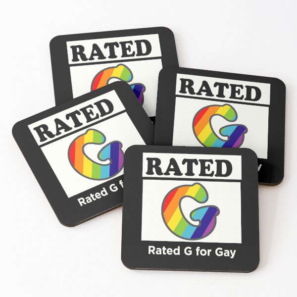 Item preview, Rated G for Gay Gay Pride Funny Pun Meme designed and sold by funnytshirtemp.