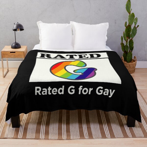 Item preview, Rated G for Gay Gay Pride Funny Pun Meme designed and sold by funnytshirtemp.