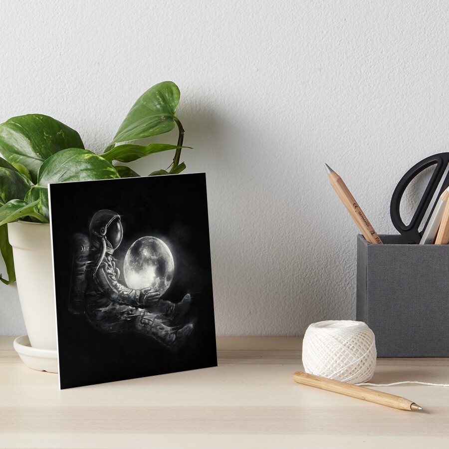 Moon Play Art Board Print