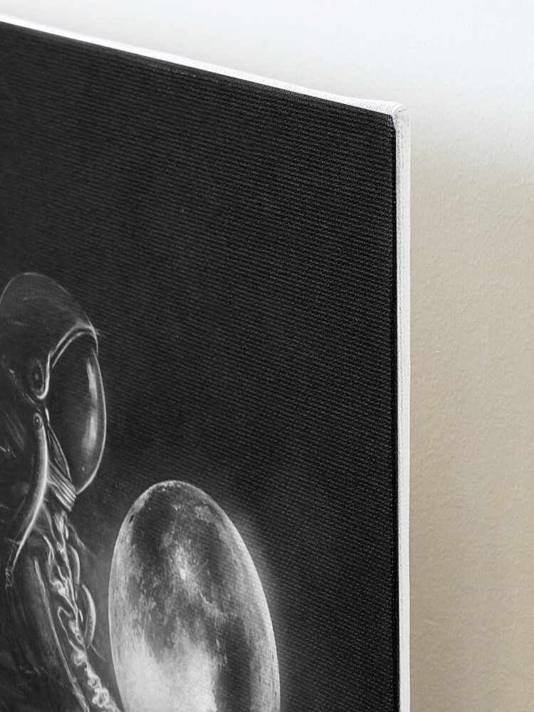 Alternate view of Moon Play Mounted Print