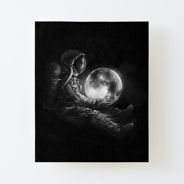 Moon Play Canvas Mounted Print